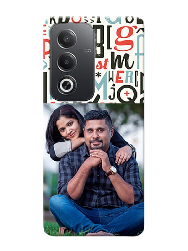 Custom Oppo A3 Pro 5G custom mobile phone covers: Alphabet Design