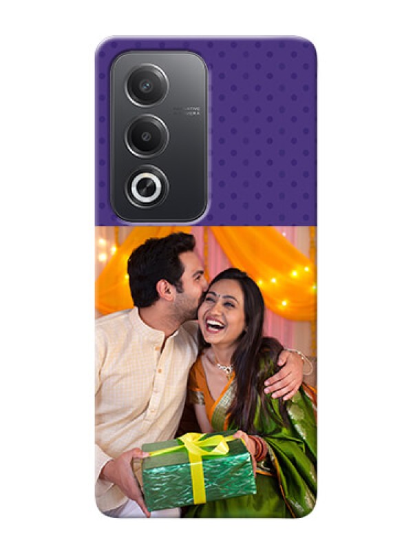 Custom Oppo A3 Pro 5G mobile phone cases: Violet Pattern Design