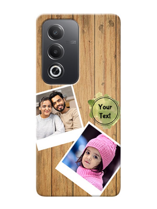 Custom Oppo A3 Pro 5G Custom Mobile Phone Covers: Wooden Texture Design