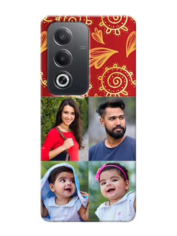 Custom Oppo A3 Pro 5G Mobile Phone Cases: 4 Image Traditional Design