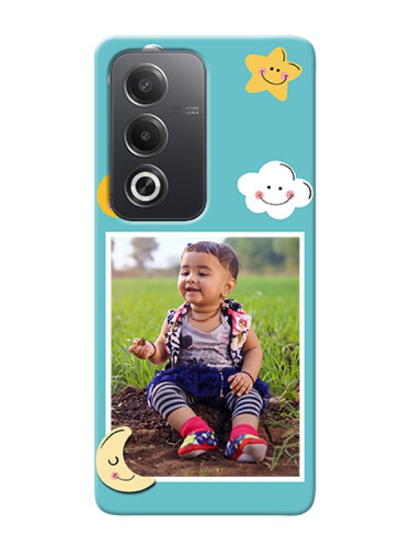Custom Oppo A3 Pro 5G Personalised Phone Cases: Smiley Kids Stars Design