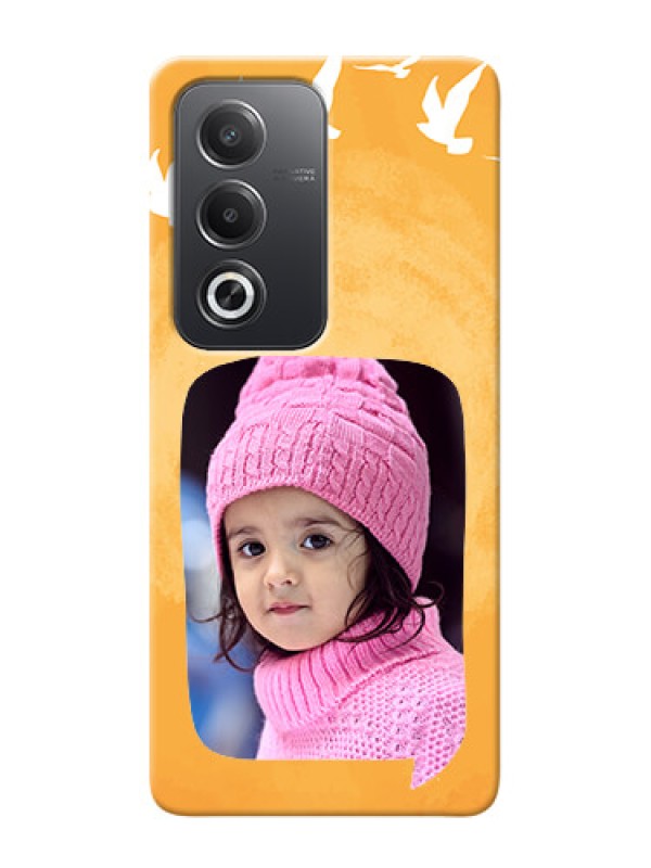 Custom Oppo A3 Pro 5G Phone Covers: Water Color Design with Bird Icons