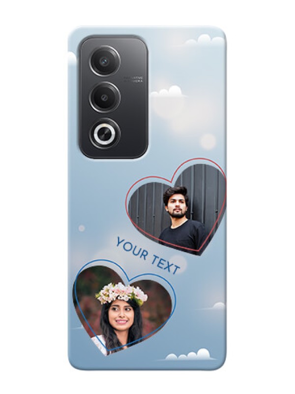 Custom Oppo A3 Pro 5G Phone Cases: Blue Color Couple Design