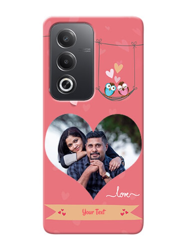 Custom Oppo A3 Pro 5G custom phone covers: Peach Color Love Design