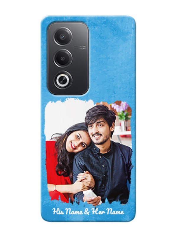 Custom Oppo A3 Pro 5G custom mobile cases: Blue Color Vintage Design