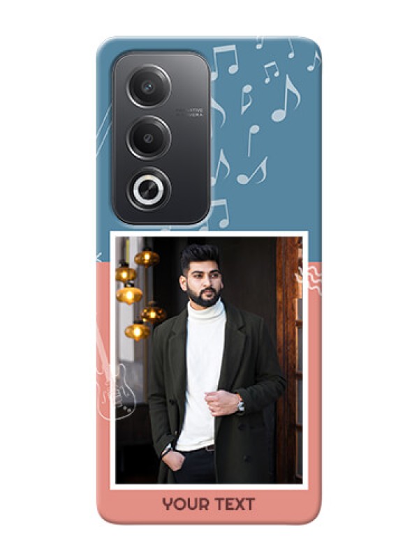 Custom Oppo A3 Pro 5G Phone Back Covers with Color Musical Note Design