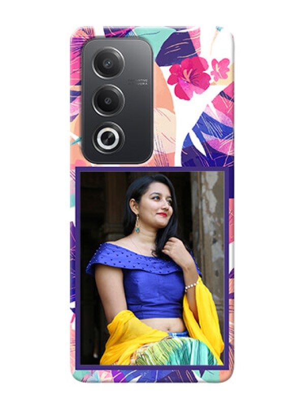 Custom Oppo A3 Pro 5G Personalised Phone Cases: Abstract Floral Design