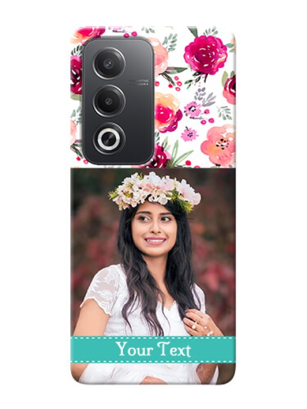 Custom Oppo A3 Pro 5G Personalized Mobile Cases: Watercolor Floral Design