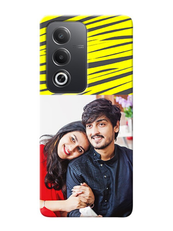 Custom Oppo A3 Pro 5G Personalised mobile covers: Yellow Abstract Design