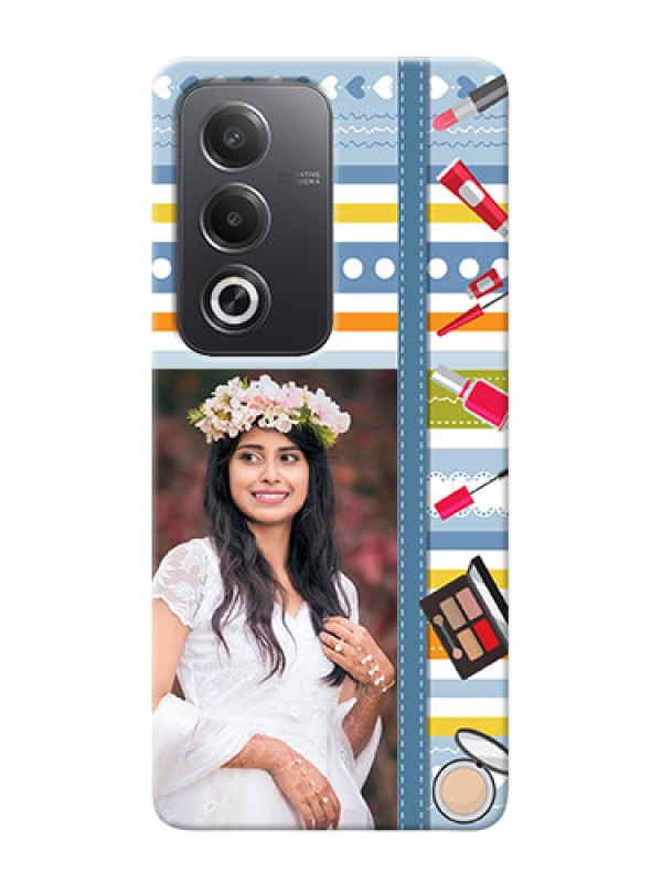 Custom Oppo A3 Pro 5G Personalized Mobile Cases: Makeup Icons Design