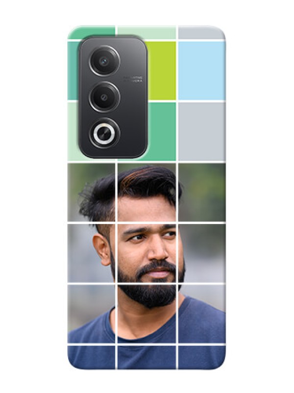 Custom Oppo A3 Pro 5G personalised phone covers with white box pattern