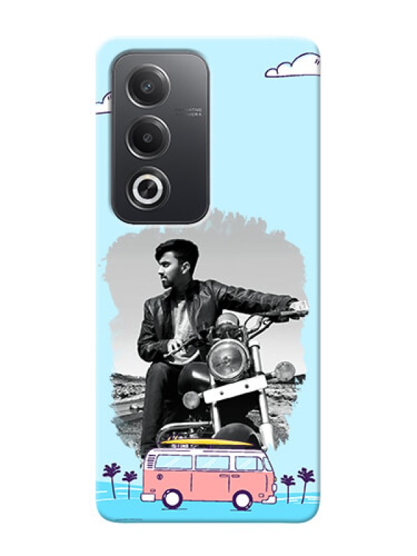 Custom Oppo A3 Pro 5G Mobile Covers Online: Travel And Adventure Design