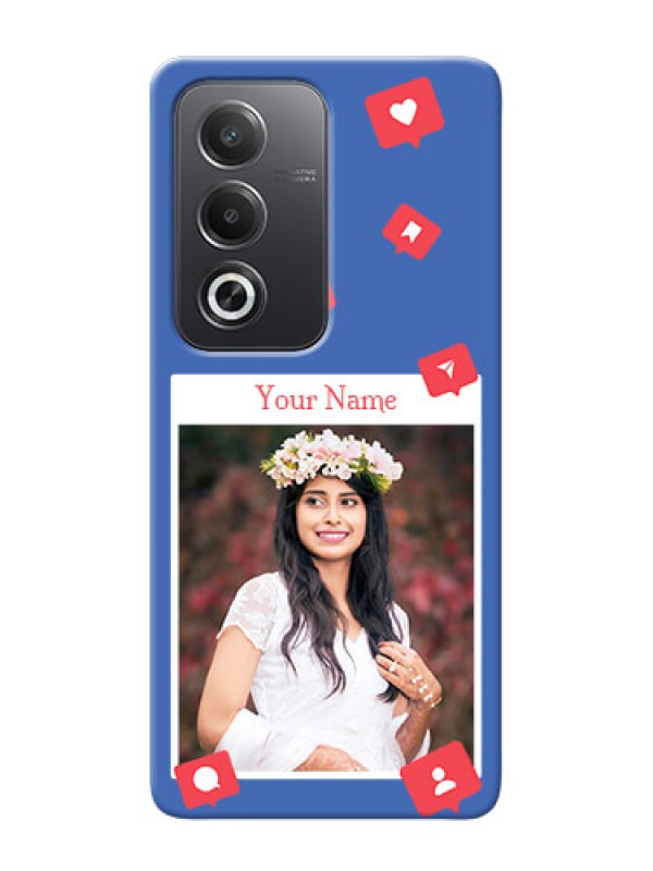 Custom Oppo A3 Pro 5G Custom Phone Case with Like Share And Comment Design