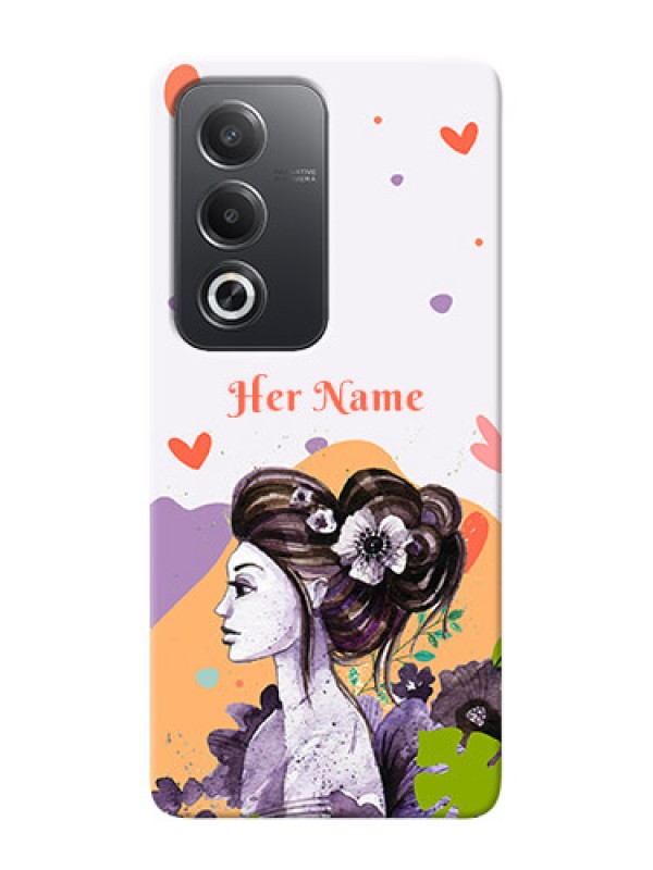 Custom Oppo A3 Pro 5G Personalized Phone Case with Woman And Nature Design