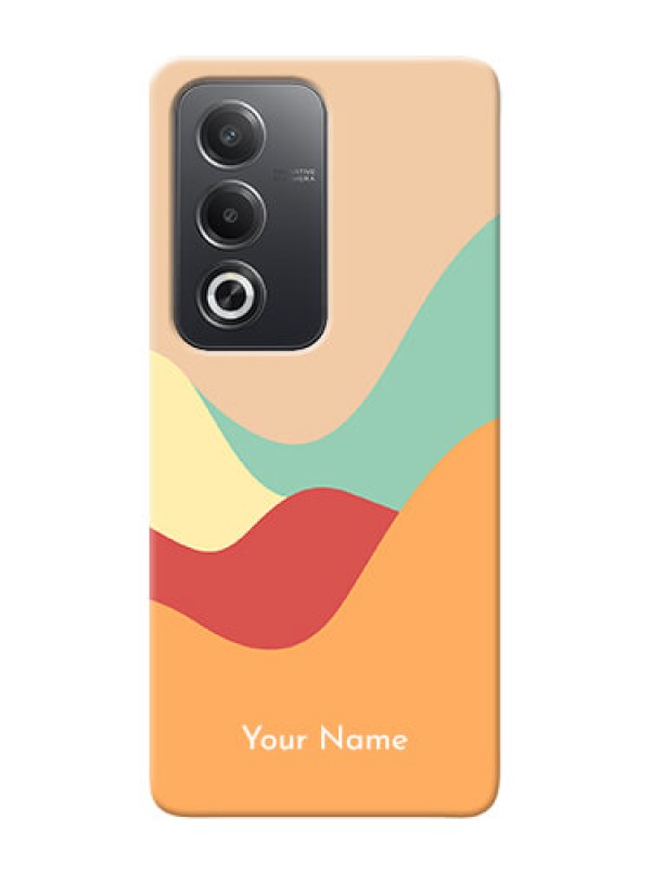 Custom Oppo A3 Pro 5G Personalized Phone Case with Ocean Waves Multicolour Design