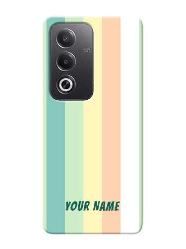Custom Oppo A3 Pro 5G Photo Printing on Case with Multicolour Stripes Design