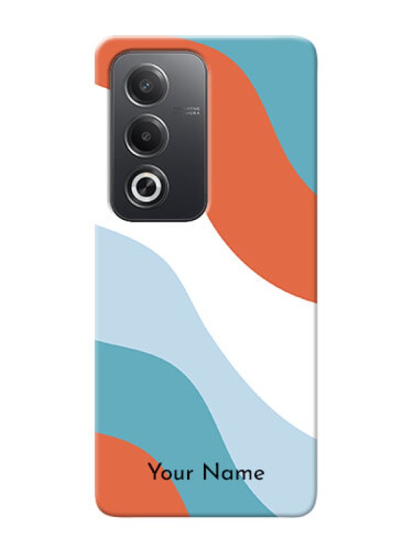 Custom Oppo A3 Pro 5G Custom Mobile Case with coloured Waves Design