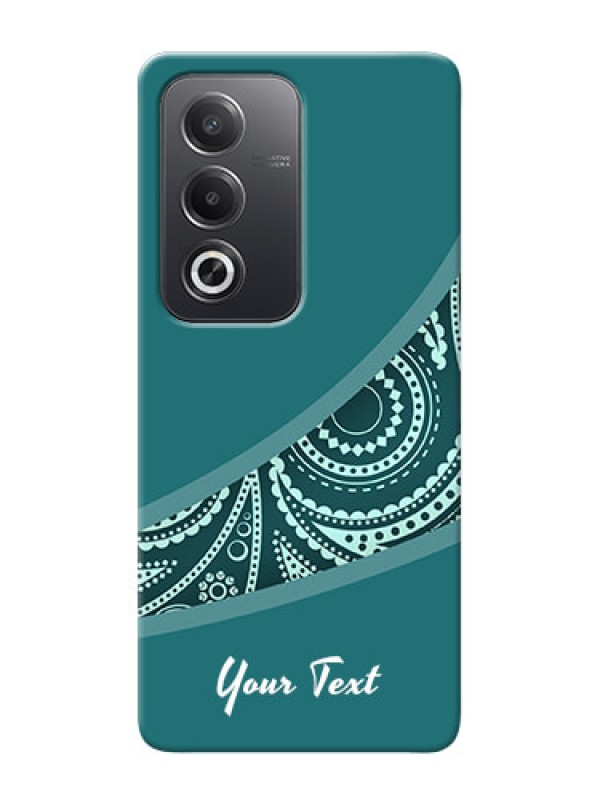 Custom Oppo A3 Pro 5G Photo Printing on Case with semi visible floral Design