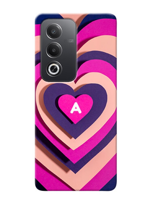 Custom Oppo A3 Pro 5G Custom Mobile Case with Cute Heart Pattern Design