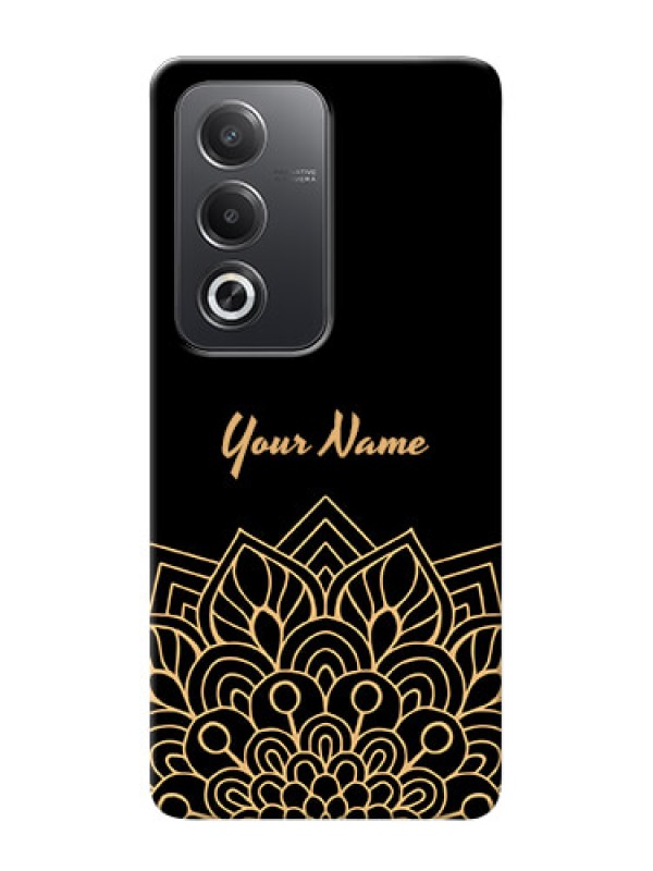 Custom Oppo A3 Pro 5G Custom Phone Case with Golden mandala Design