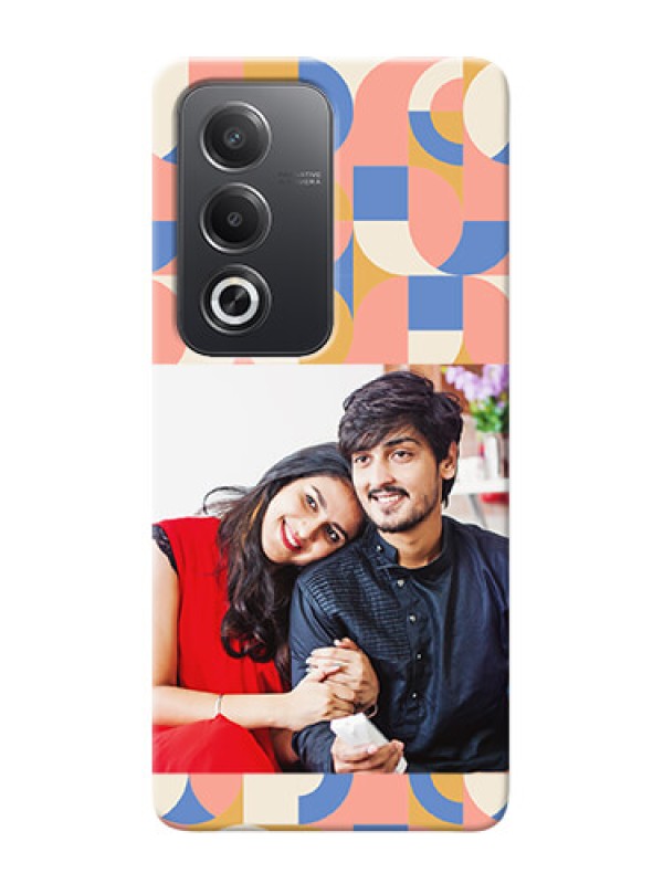 Custom Oppo A3 Pro 5G Photo Printing on Case with Semicircle Maze Pattern Design