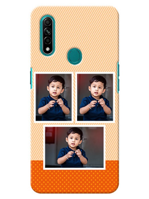 Custom Oppo A31 Mobile Back Covers: Bulk Photos Upload Design