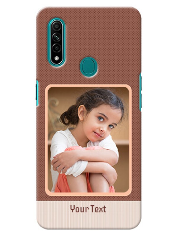 Custom Oppo A31 Phone Covers: Simple Pic Upload Design