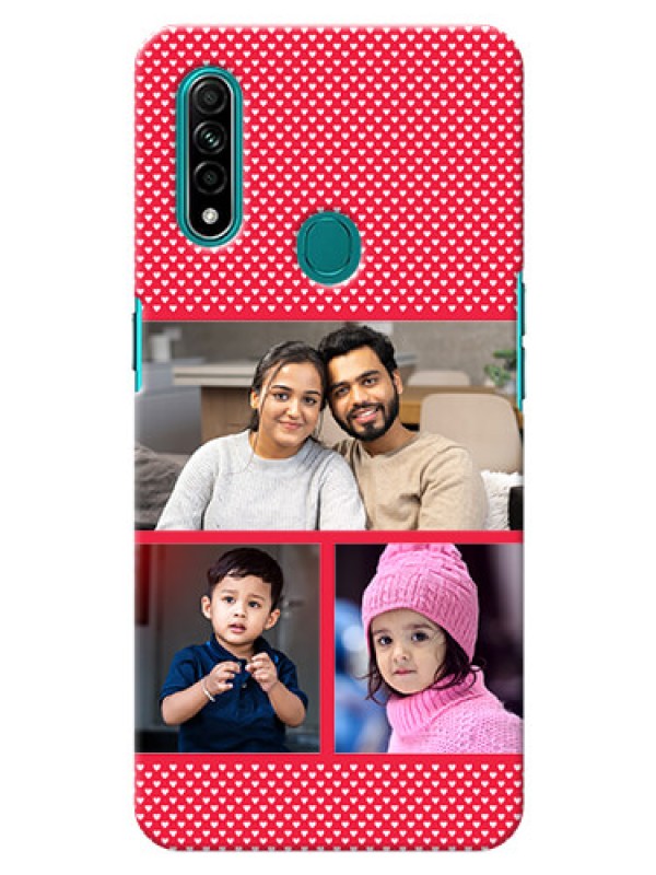 Custom Oppo A31 mobile back covers online: Bulk Pic Upload Design