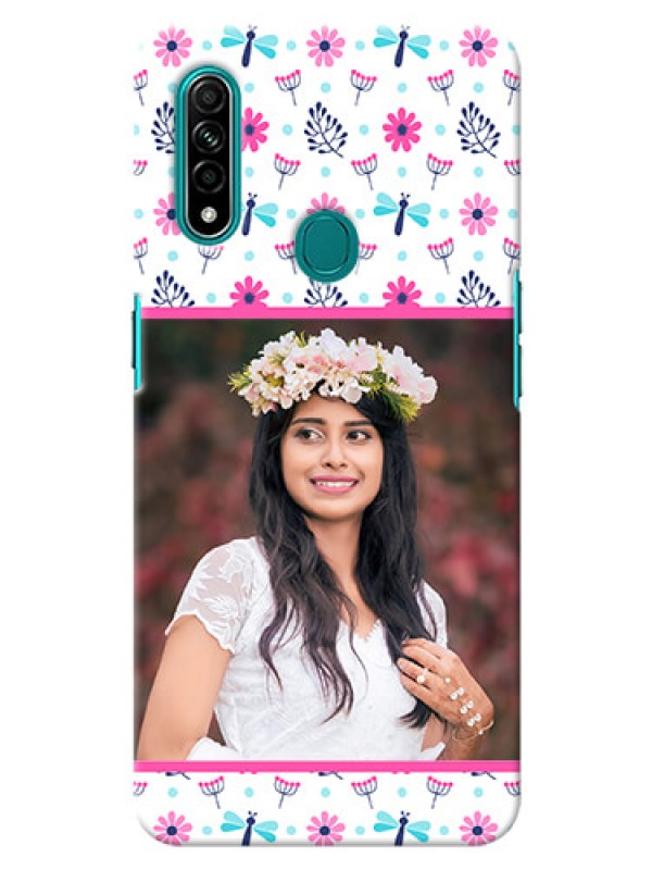 Custom Oppo A31 Mobile Covers: Colorful Flower Design