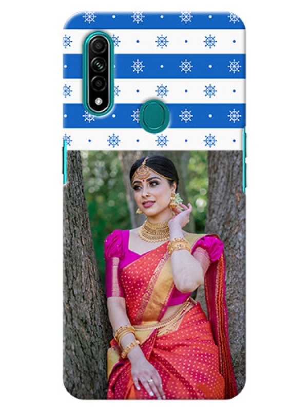 Custom Oppo A31 custom mobile covers: Snow Pattern Design