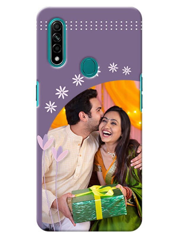 Custom Oppo A31 Phone covers for girls: lavender flowers design 