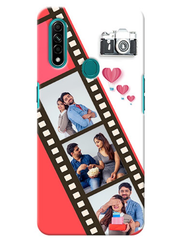 Custom Oppo A31 custom phone covers: 3 Image Holder with Film Reel