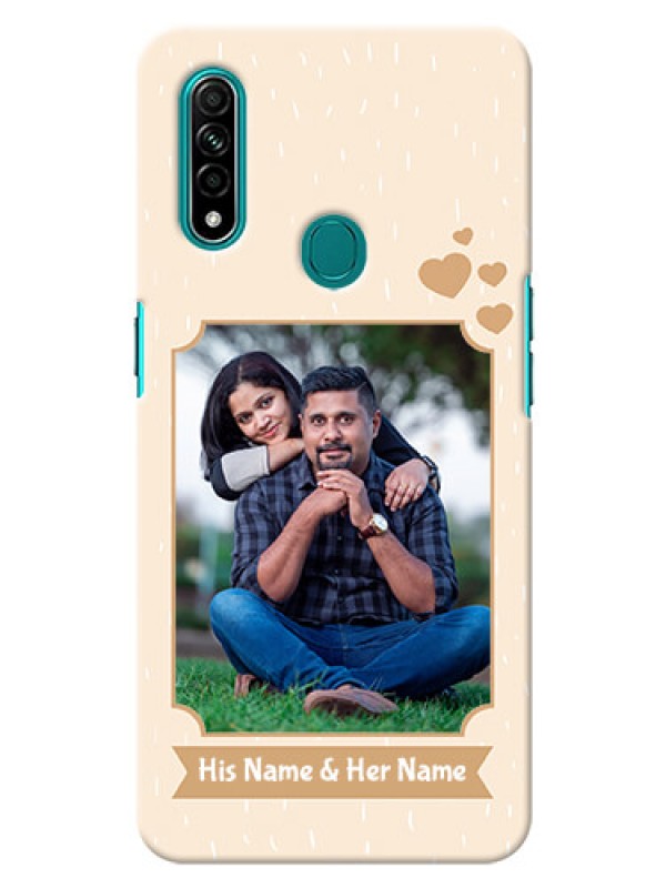 Custom Oppo A31 mobile phone cases with confetti love design 