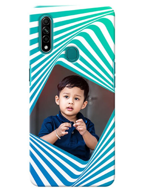 Custom Oppo A31 Personalised Mobile Covers: Abstract Spiral Design