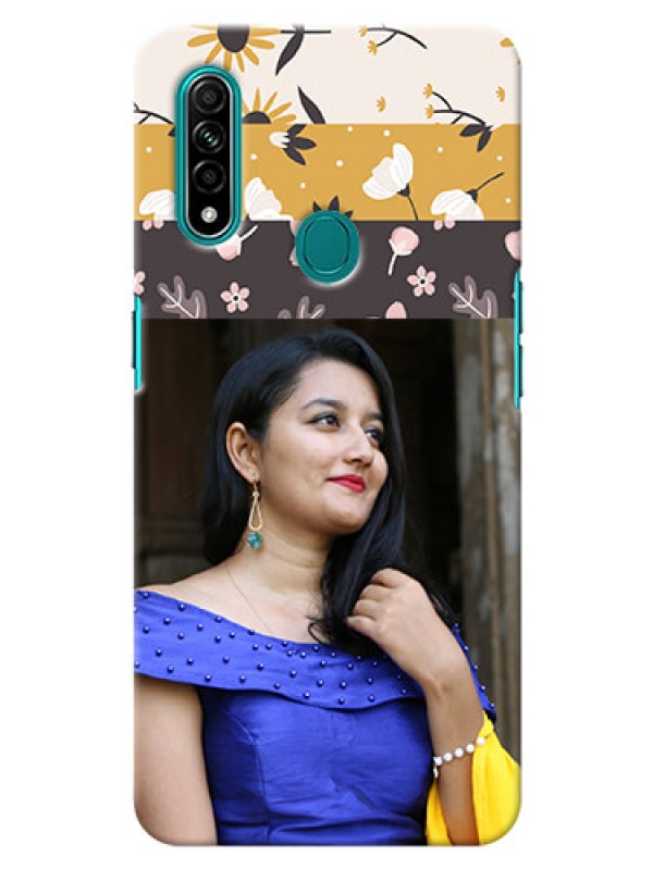 Custom Oppo A31 mobile cases online: Stylish Floral Design