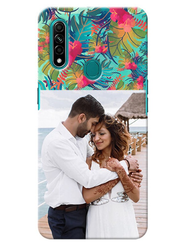 Custom Oppo A31 Personalized Phone Cases: Watercolor Floral Design