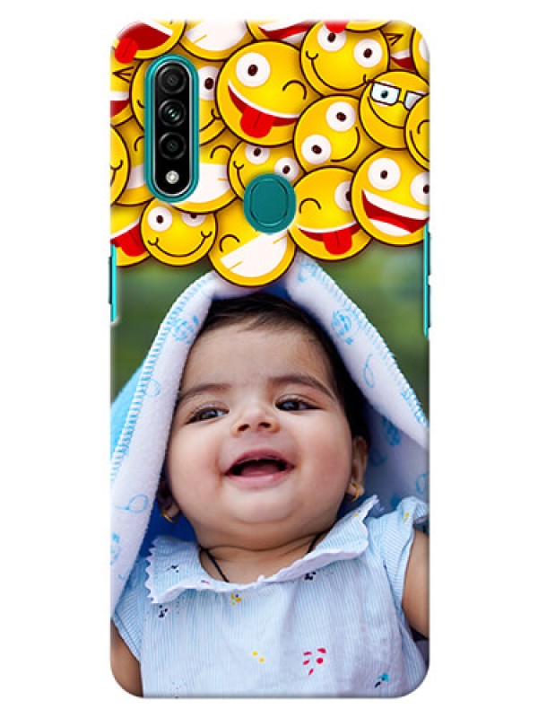 Custom Oppo A31 Custom Phone Cases with Smiley Emoji Design