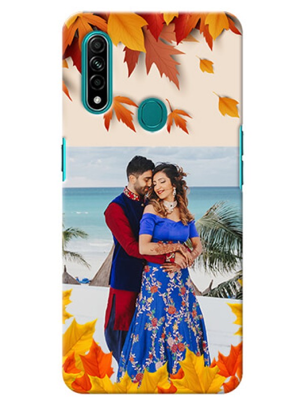 Custom Oppo A31 Mobile Phone Cases: Autumn Maple Leaves Design