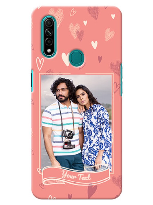 Custom Oppo A31 custom mobile phone cases: love doodle art Design