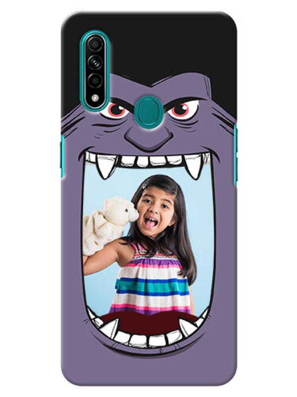 Custom Oppo A31 Personalised Phone Covers: Angry Monster Design