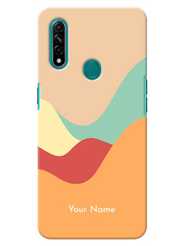 Custom Oppo A31 Custom Mobile Case with Ocean Waves Multi-colour Design