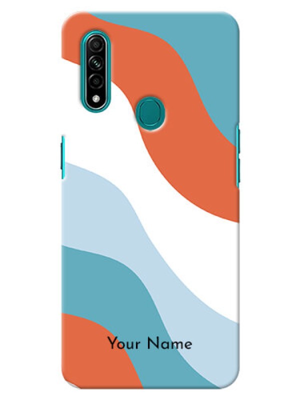 Custom Oppo A31 Mobile Back Covers: coloured Waves Design