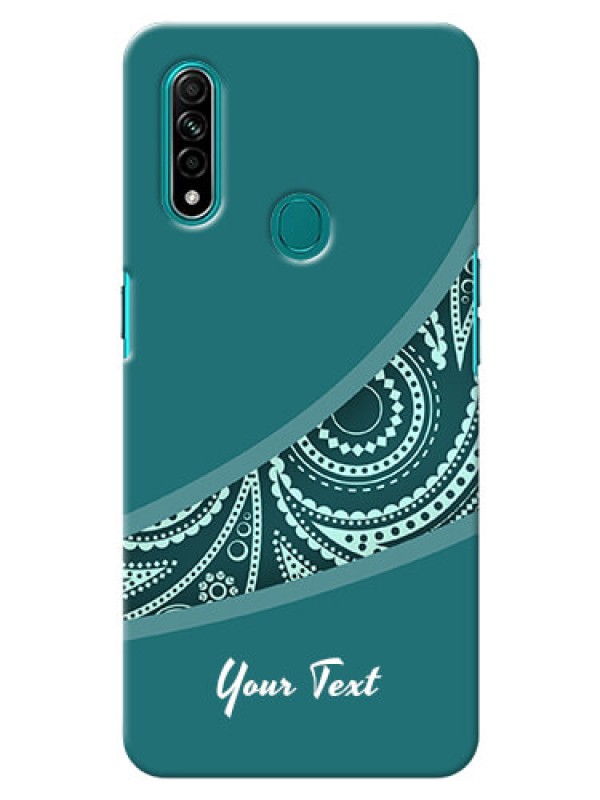 Custom Oppo A31 Custom Phone Covers: semi visible floral Design