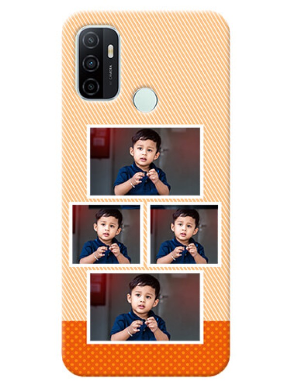 Custom Oppo A33 2020 Mobile Back Covers: Bulk Photos Upload Design