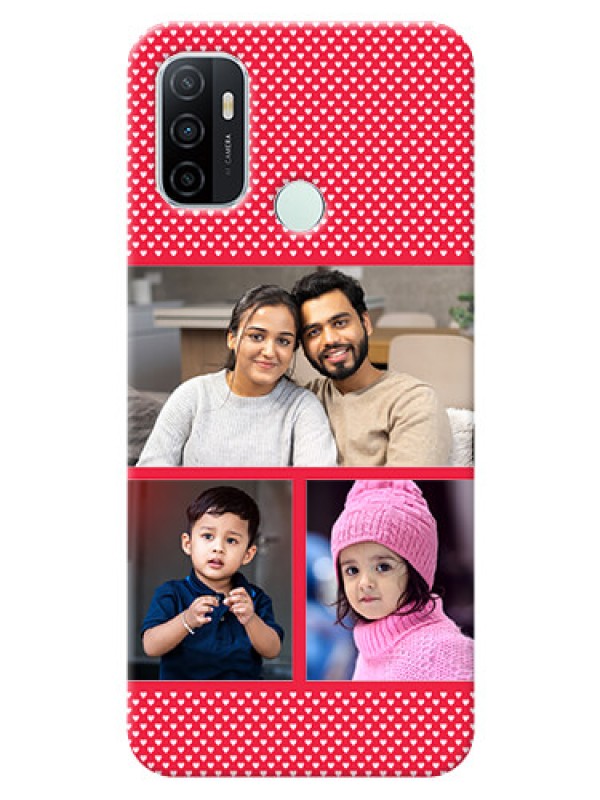 Custom Oppo A33 2020 mobile back covers online: Bulk Pic Upload Design