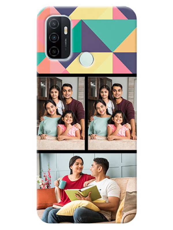 Custom Oppo A33 2020 personalised phone covers: Bulk Pic Upload Design