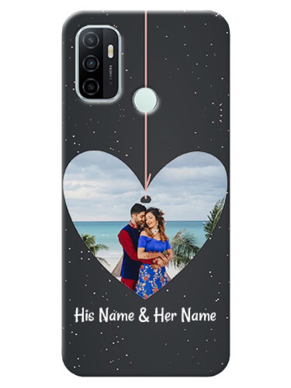 Custom Oppo A33 2020 custom phone cases: Hanging Heart Design