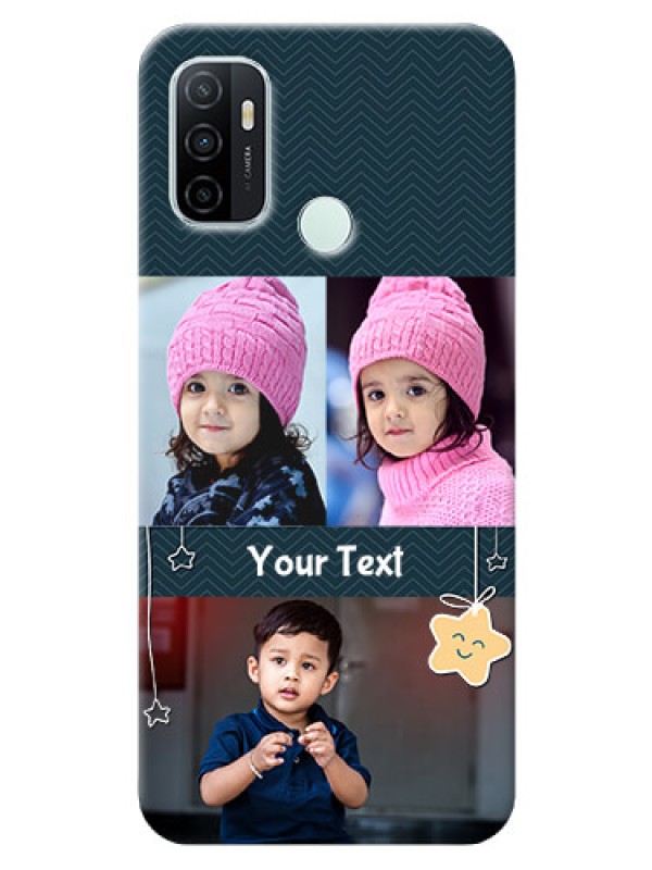 Custom Oppo A33 2020 Mobile Back Covers Online: Hanging Stars Design