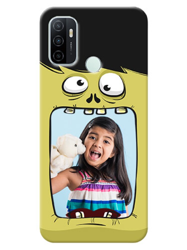 Custom Oppo A33 2020 Mobile Covers: Cartoon monster back case Design