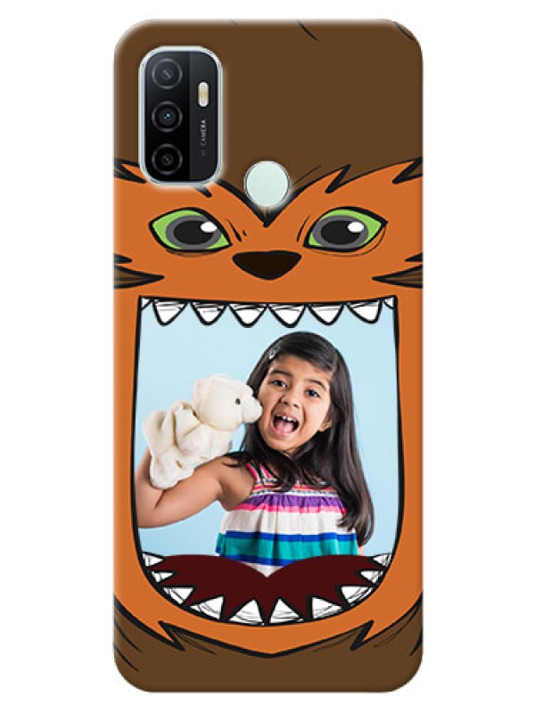Custom Oppo A33 2020 Phone Covers: Owl Monster Back Case Design